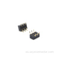 Encabezado femenino de 2.54 mm Pitch Dual Fila